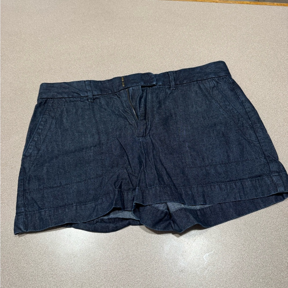 LOFT Dark Blue Jean Shorts
